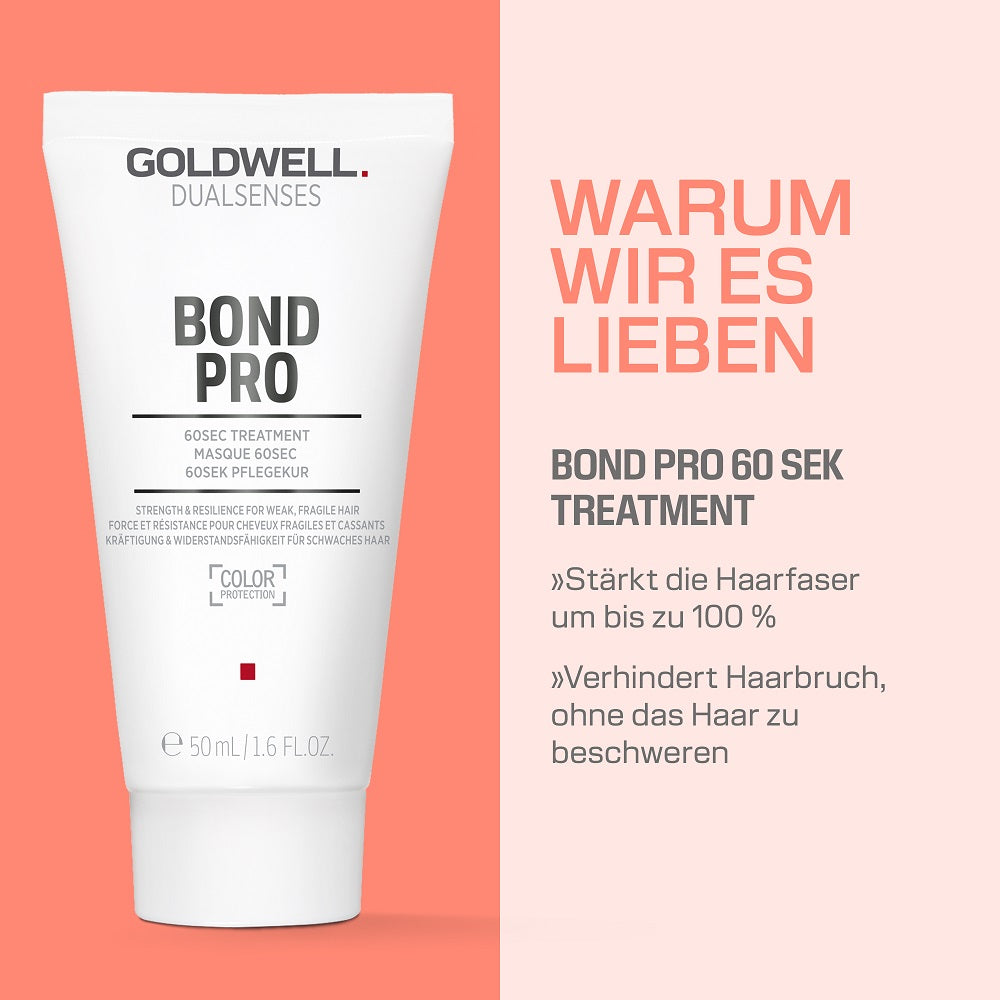 Goldwell Dualsenses Bond Pro Sommer Set - Shampoo 100 ml + Treatment 50 ml + Repair- & Structure Spray 30 ml