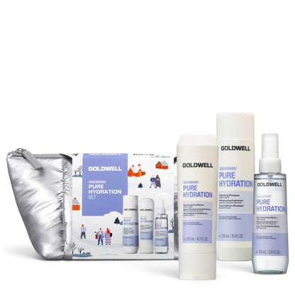Goldwell Dualsenses Pure Hydration Geschenkset – Shampoo 250 ml + Conditioner 200 ml + 5-in-1 Spray 150 ml