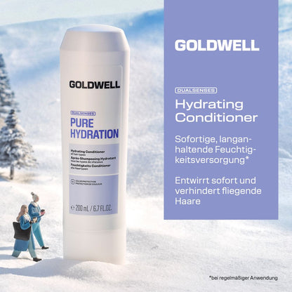 Goldwell Dualsenses Pure Hydration Geschenkset – Shampoo 250 ml + Conditioner 200 ml + 5-in-1 Spray 150 ml