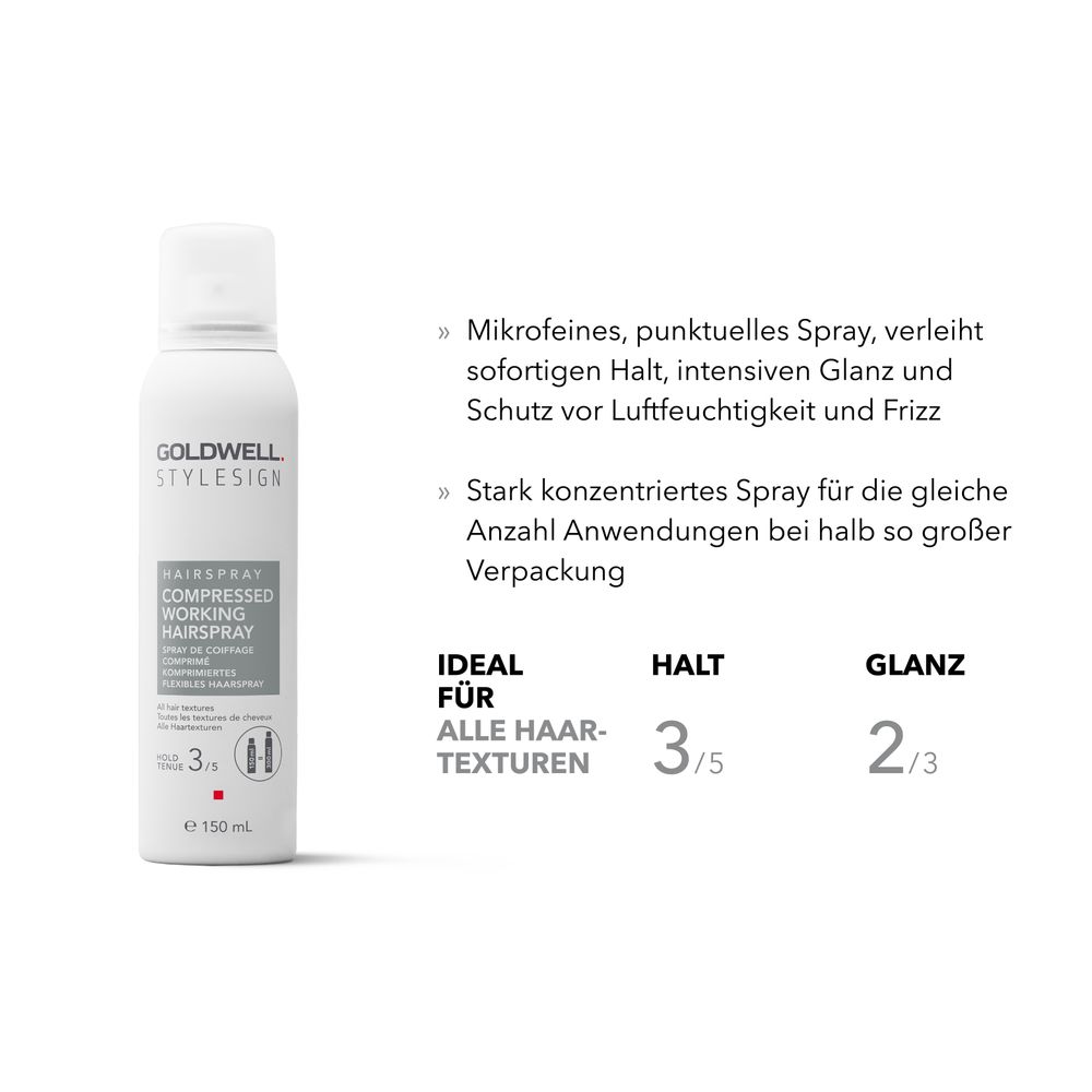 Goldwell StyleSign Laque de travail compressée 150 ml