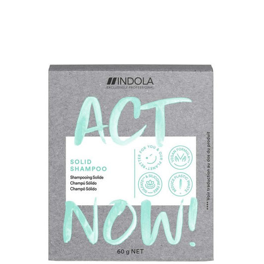 Indola Act Now! Solid Shampoo 60g