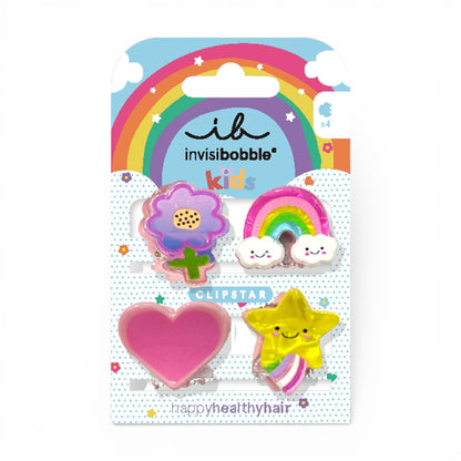 Invisibobble CLIPSTAR KIDS Happy World – 4 Stück