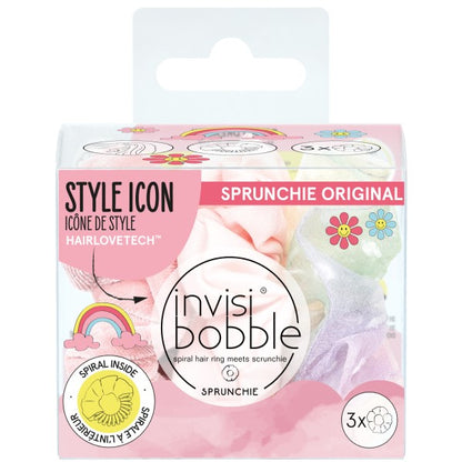 Invisibobble SPRUNCHIE Rétro Dreamin Macaron 3pc 