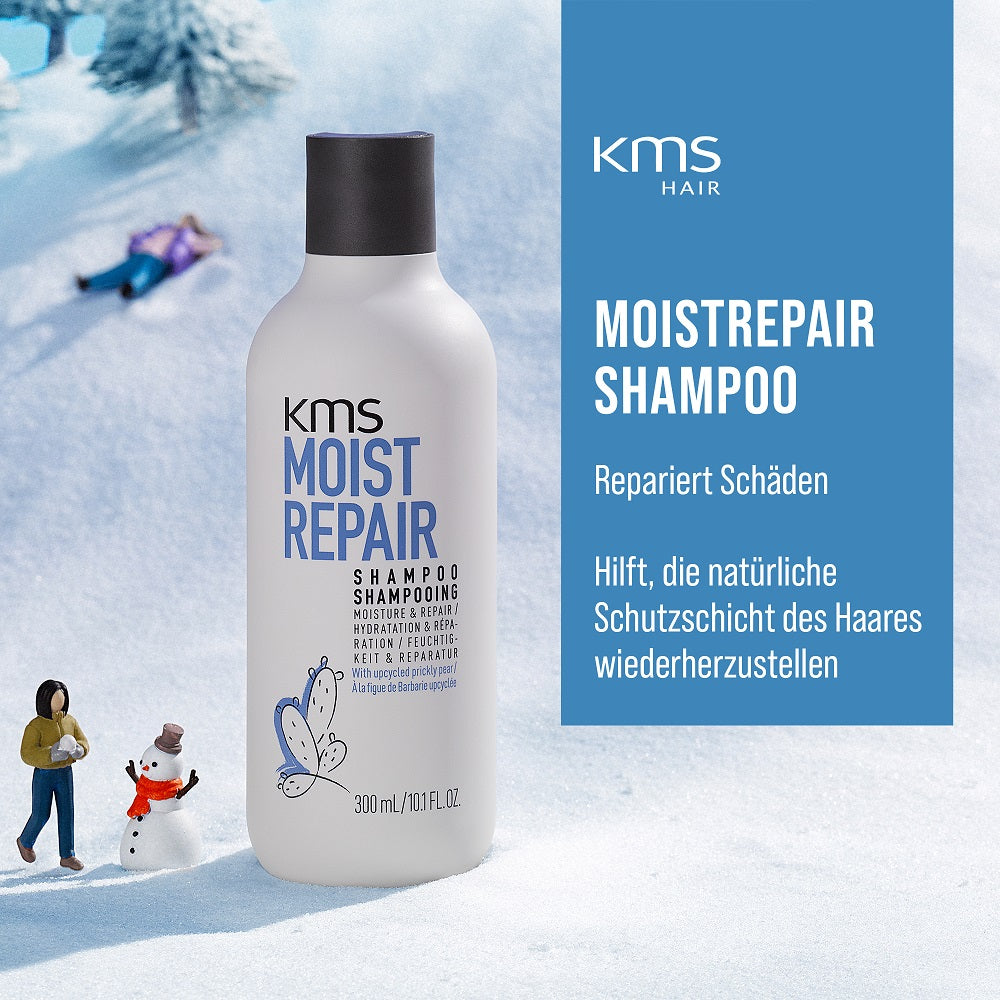KMS Moistrepair Geschenkset - Shampoo 300 ml + Conditioner 250 ml + Revival Creme 125 ml