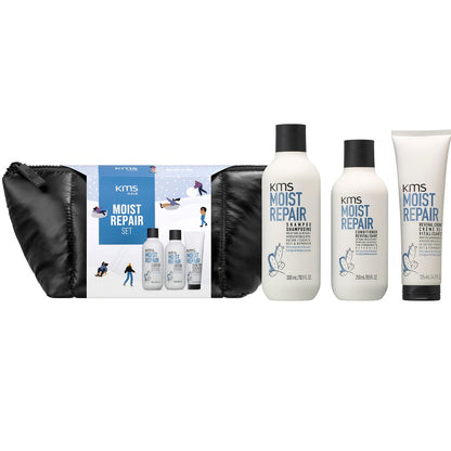 KMS Moistrepair Geschenkset - Shampoo 300 ml + Conditioner 250 ml + Revival Creme 125 ml