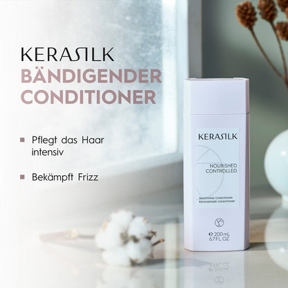 Kerasilk Smoothing Geschenkset - Bändigendes Shampoo 250 ml + Conditioner 200 ml
