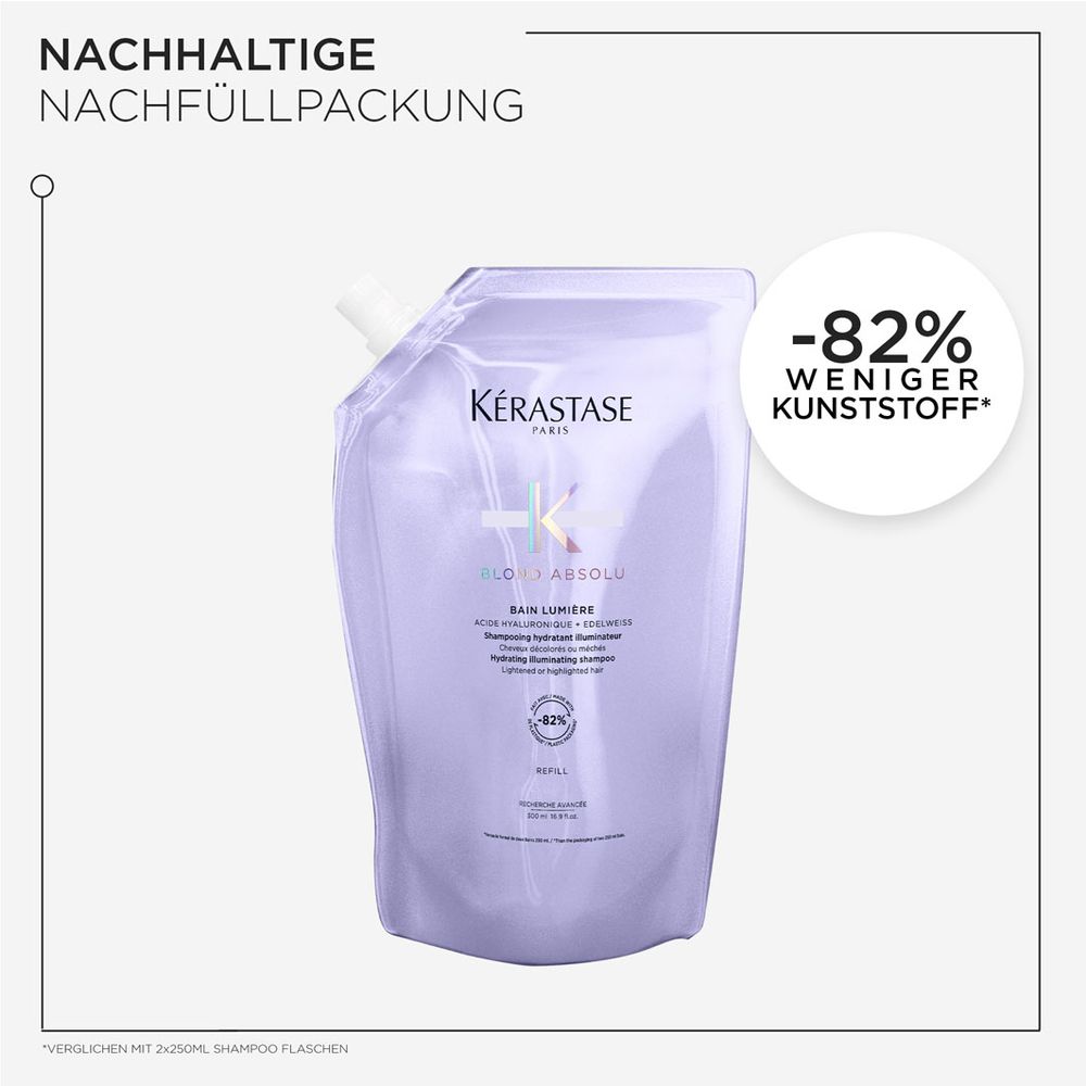Kérastase Blond Absolu Bain Lumière Refill Bundle - Shampoo 500 ml & Nachfüllpack 500 ml