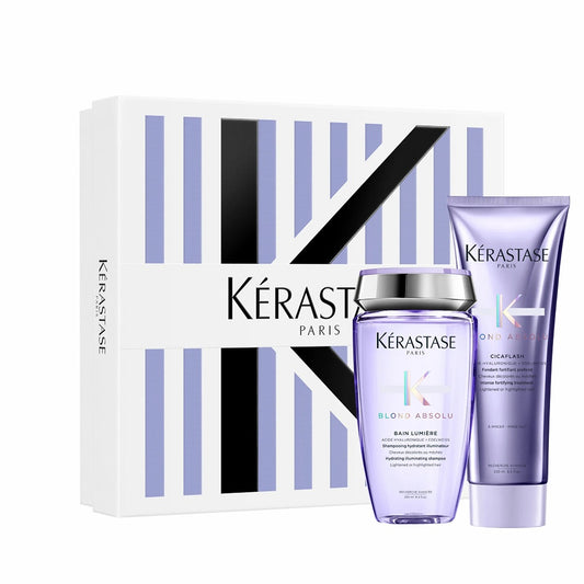 Kérastase Blond Absolu Coffret Fondant Printemps - Bain Lumière 250 ml + Cicaflash 250 ml