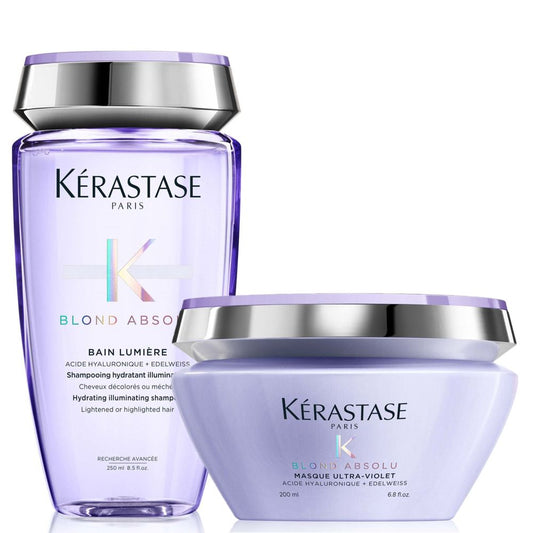 Kérastase Blond Absolu Coffret - Bain Lumière 250 ml + Masque Ultra-Violet 200 ml