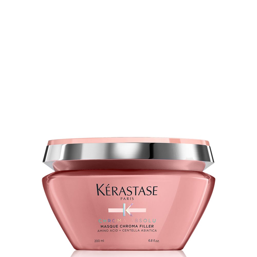 Kèrastase Chroma Absolu Masque Holiday Coffret - Bain Chroma Respect Riche 250 ml - Masque Chroma Filler 200 ml - Sérum Chroma Thermique 150 ml