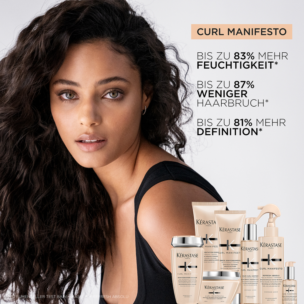 Kérastase Curl Fondant Holiday Set – Bain Hydratation Douceur 250 ml + Fondant 200 ml + Crème De Jour 150 ml