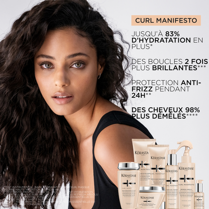 Kérastase Curl Fondant Holiday Set – Bain Hydratation Douceur 250 ml + Fondant 200 ml + Crème De Jour 150 ml