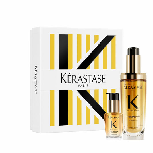 Coffret Kérastase Elixir Duo Printemps - Coffret Complet Elixir Ultime Huile 75 ml + Elixir Ultime 30 ml