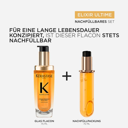 Kérastase Elixir Ultime L'Huile Original Rechargeable Pack Complet 75 ml