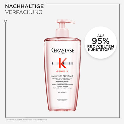 Kèrastase Genesis Bain Hydra-Fortifiant Refill Bundle - Shampoo 500 ml + Nachfüllpack 500 ml