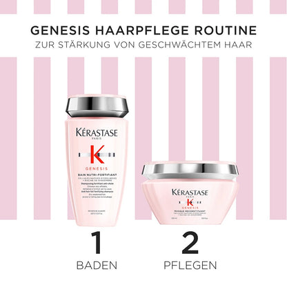Kèrastase Genesis Masque Coffret Printemps - Bain Nutri-Fortifiant 250 ml - Masque Reconstituant 200 ml
