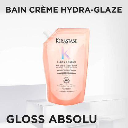 Kérastase Gloss Absolu Bain Crème Hydra-Glaze Nachfüllbeutel 500 ml