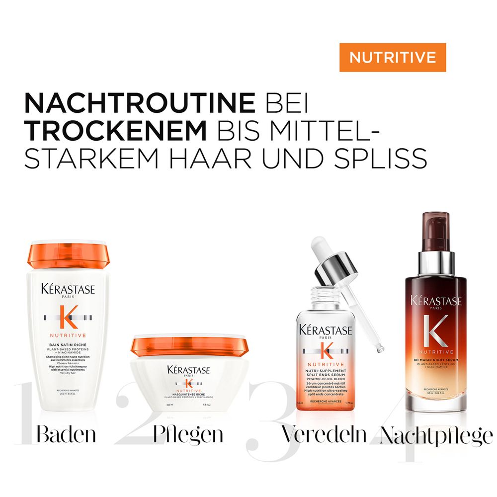 Kérastase Nutritive 8H Night Serum Duo Holiday Set – 8H Magic Night Serum 90 ml + 8H Magic Night Serum 30 ml