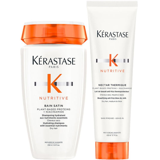 Kérastase Nutritive Set - Bain Satin 250 ml + Nectar Thermique 150 ml