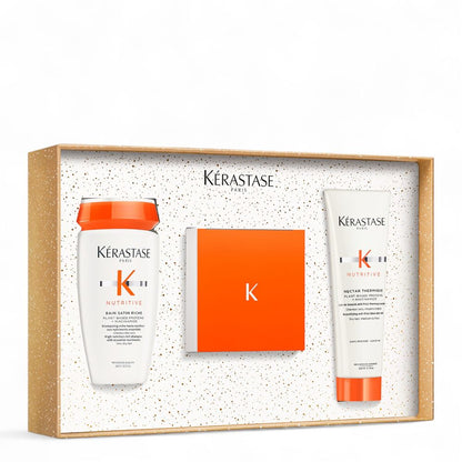 Kérastase Nutritive Mask Holiday Set – Bain Satin 250 ml + Masque 200 ml + Nectar Thermique 150 ml