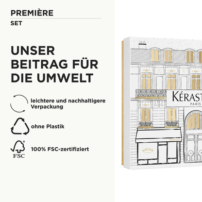 Kérastase Première Fondant Holiday Set – Bain Décalcifiant 250 ml + Fondant Fluidité Réparateur 250 ml + Concentré Décalcifiant Ultra-Réparateur 250 ml