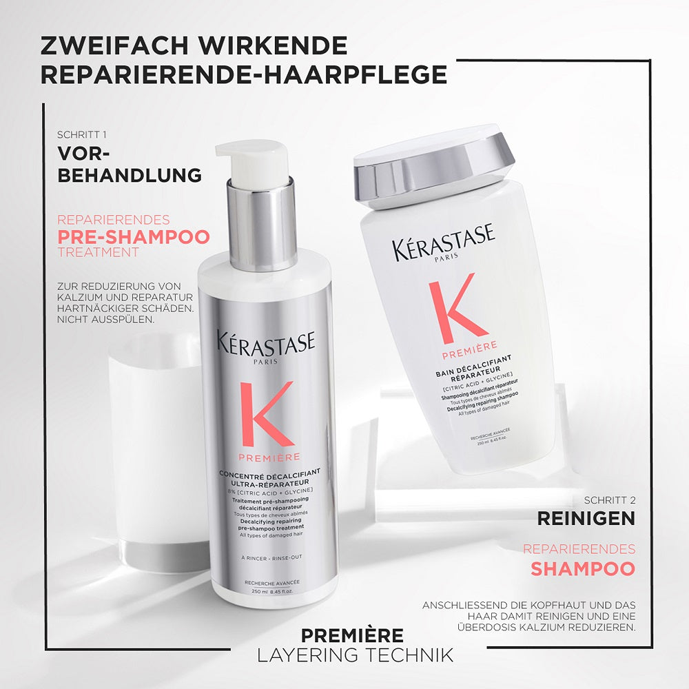 Kèrastase Premiere Coffret Pré-Shampooing Printemps - Bain Décalcifiant 250 ml + Concentre Décalcifiant 250 ml