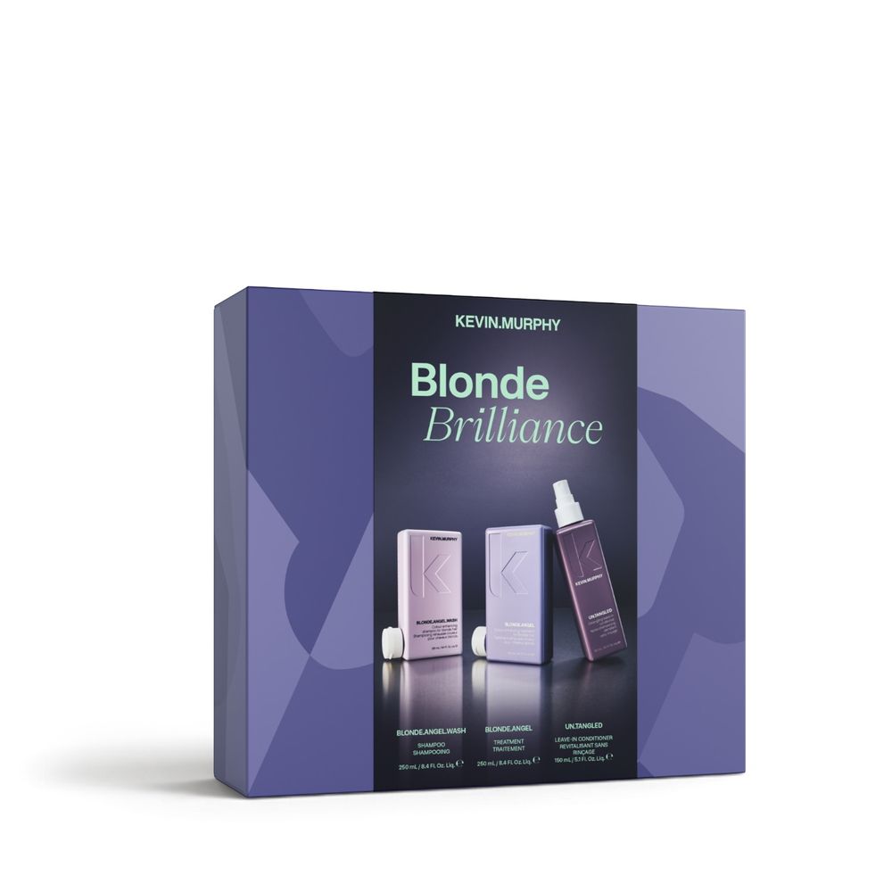 Kevin.Murphy BLONDE BRILLIANCE KIT - Blonde.Angel Wash 250ml + Blonde.Angel 250ml + Un.tangled 150ml