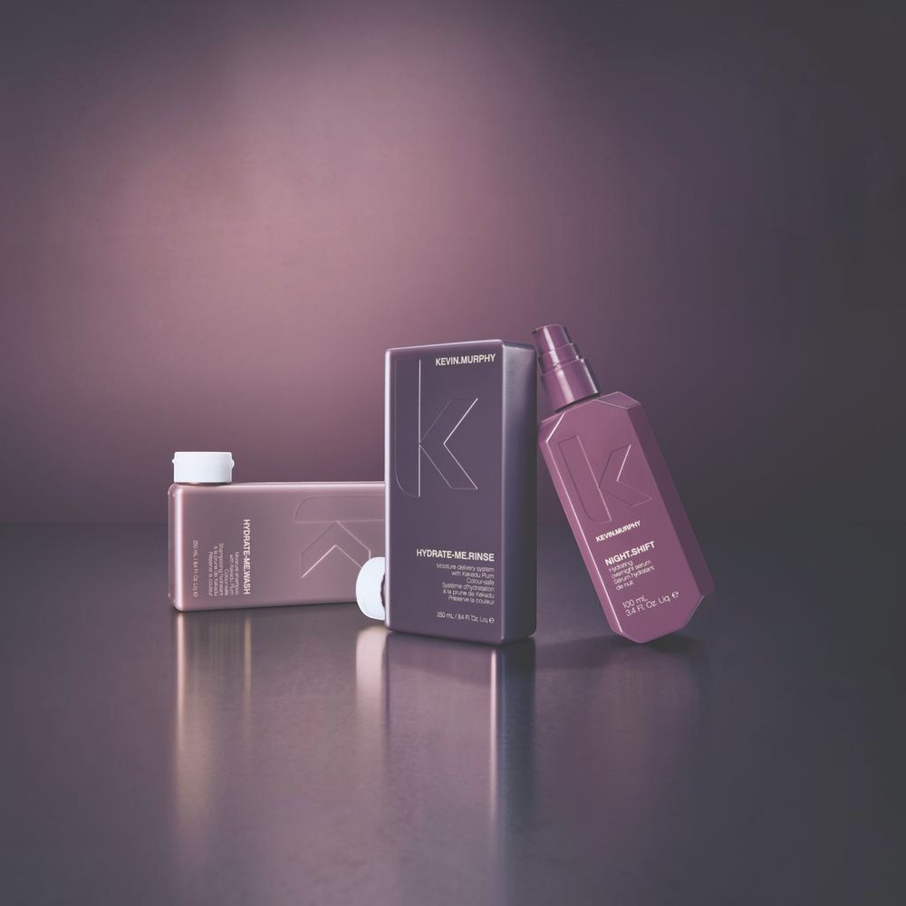 Kevin.Murphy HYDRATION HEROES KIT - Hydrate-Me.Wash 250ml + Hydrate-Me.Rinse 250ml + Night.Shift 100ml
