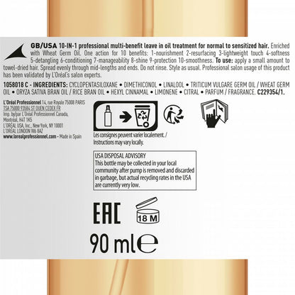 L'Oréal Professionnel Série Expert Absolut Repair Huile 10 en 1 90 ml