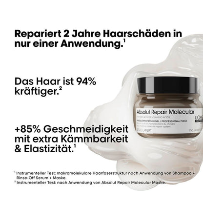 L'Oréal Professionnel Série Expert Absolut Repair Molecular Maske 75 ml - Reisegröße