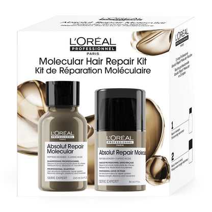 L'Oréal Professionnel Absolut Repair Molecular Travel Set Shampoo 100 ml + Leave-In 50 ml
