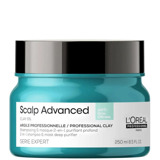 L'Oréal Professionnel Paris Série Expert Scalp Advanced Anti-Grass Argile Purifiante en Profondeur 2en1 250 ml