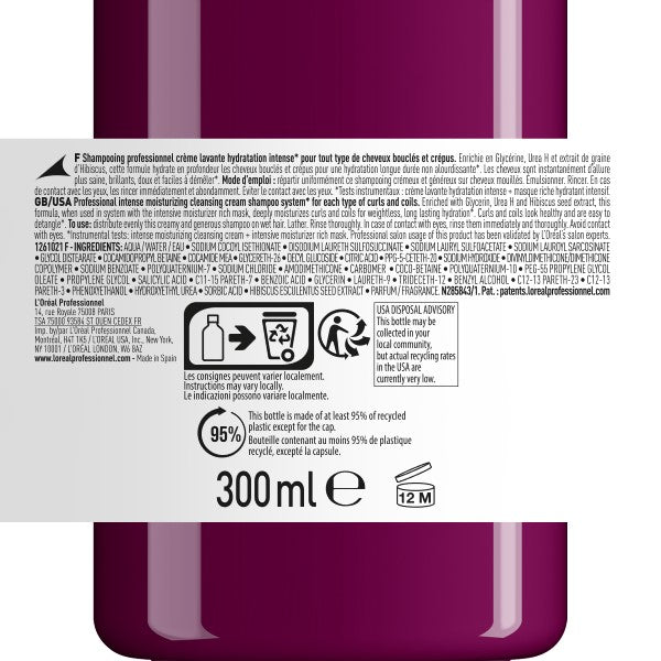 L'Oréal Professionnel Série Expert Curl Expression Crème Nettoyante Hydratante Intense 300 ml