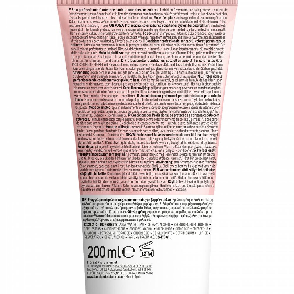 L'Oréal Professionnel Serie Expert Vitamino Color Conditioner 200 ml