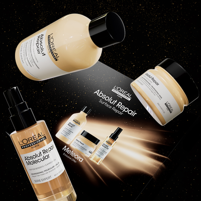 L'Oréal Professionnel Série Expert Absolut Repair Trio Geschenkset – Shampoo 300 ml + Maske 250 ml + Öl 50 ml