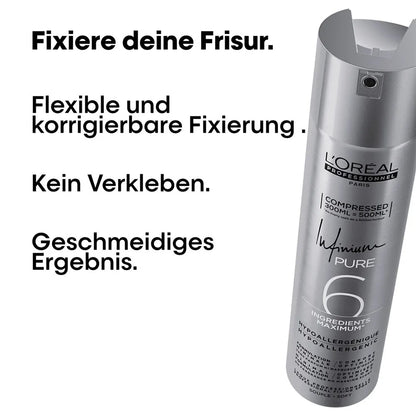 Laque L'Oréal Styling Infinium Pure Soft 300 ml