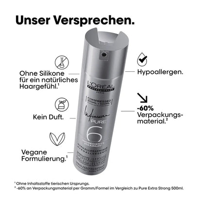 Laque L'Oréal Styling Infinium Pure Soft 300 ml