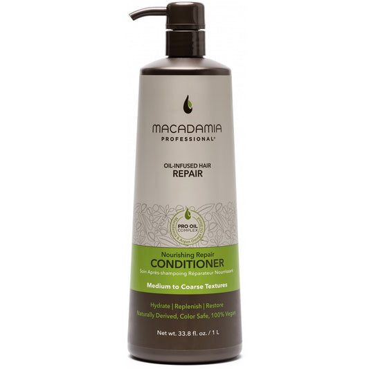 Après-shampoing réparateur nourrissant à la noix de macadamia 1000 ml