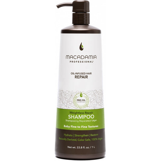 Macadamia Weightless Repair Shampoo 1000 ml
