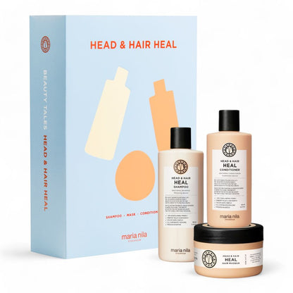 Maria Nila Head &amp; Hair Holiday Box - Shampoo 350 ml + Conditioner 300 ml + Mask 250 ml
