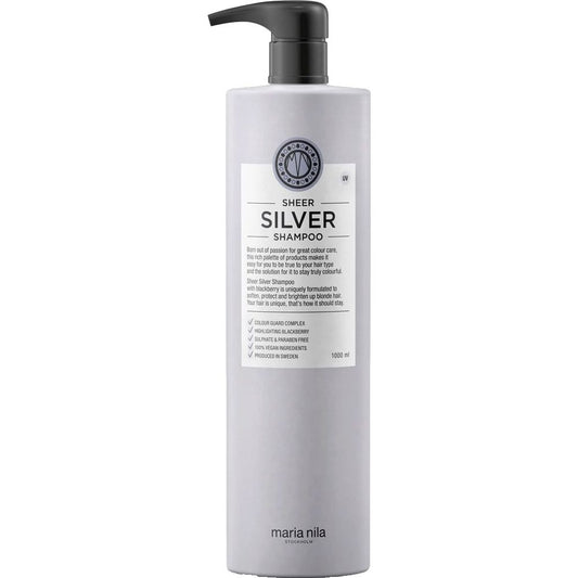 Maria Nila Shampoing Argenté Transparent 1000 ml