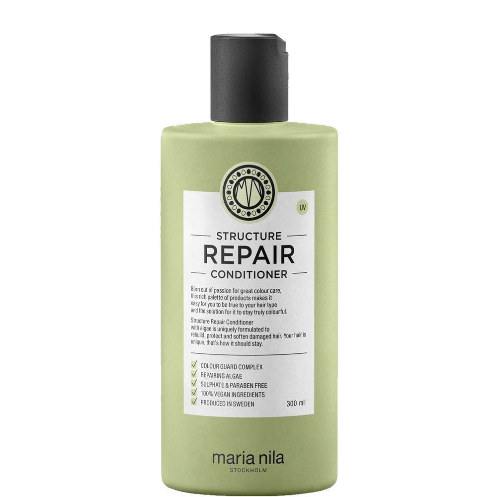 Maria Nila Structure Repair Geschenkset - Shampoo 350 ml + Conditioner 300 ml + Argan Oil 30 ml