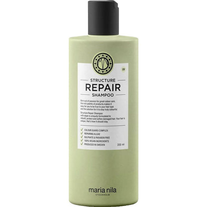 Maria Nila Structure Repair Set - Shampoing 350 ml + Après-shampooing 300 ml