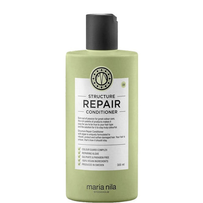 Maria Nila Structure Repair Set - Shampoing 350 ml + Après-shampooing 300 ml