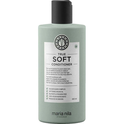 Maria Nila True Soft Holiday Box - Shampoing 350 ml + Après-shampooing 300 ml + Masque 250 ml
