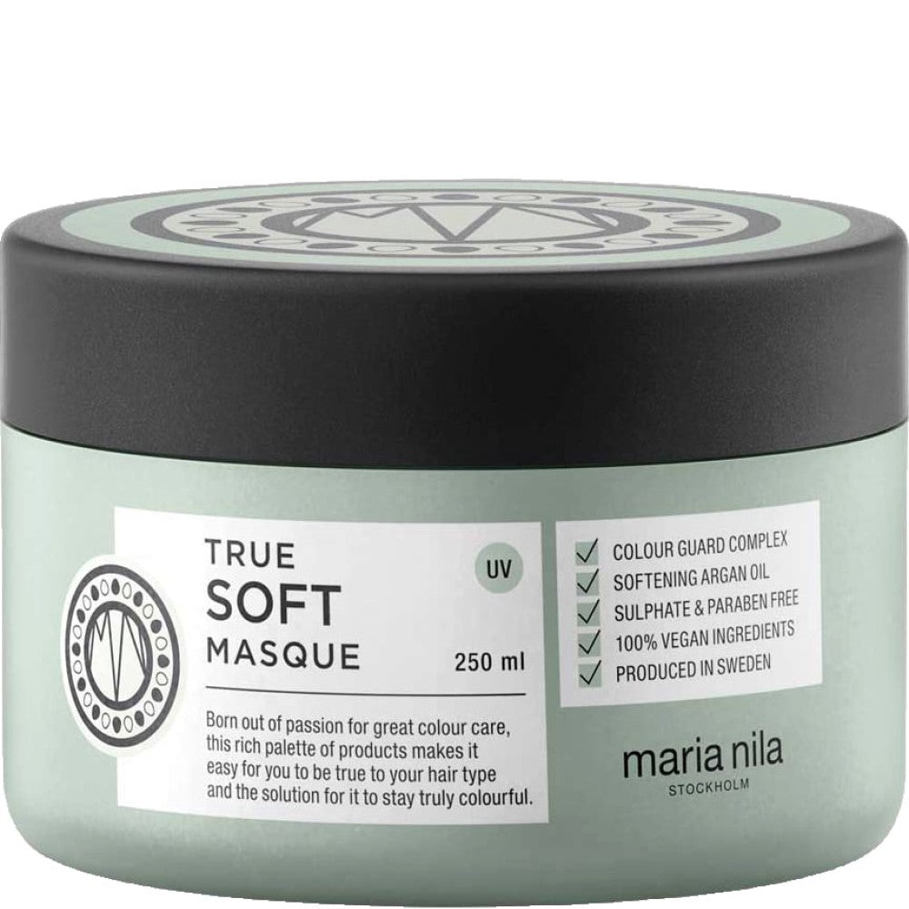 Maria Nila True Soft Holiday Box - Shampoing 350 ml + Après-shampooing 300 ml + Masque 250 ml