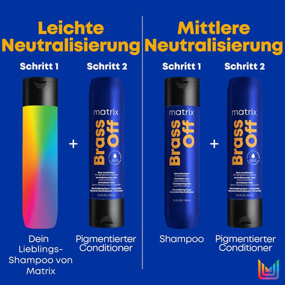 Matrix Total Results Après-shampooing bleu laiton 300 ml