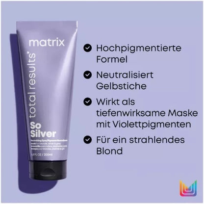 Matrix Total Results Masque So Silver Obsédé par la Couleur 200 ml