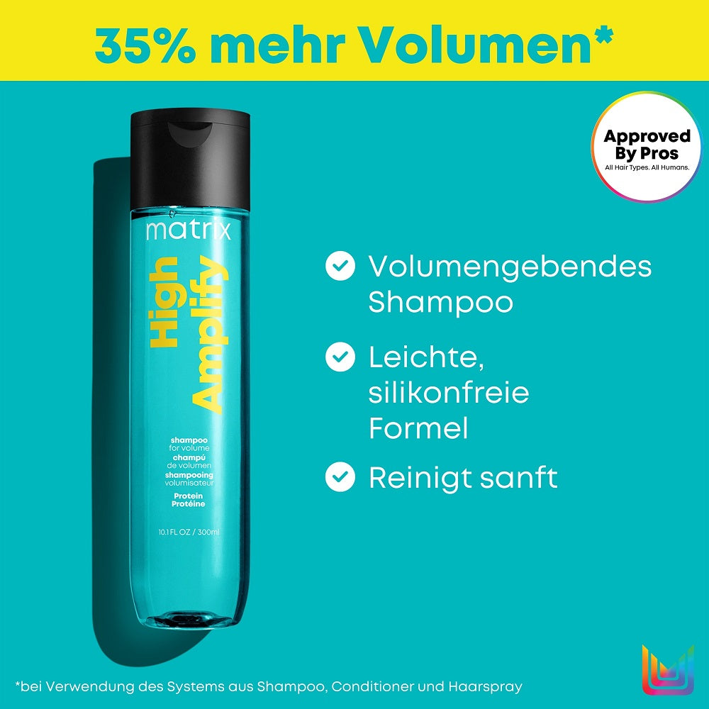 Matrix Total Results High Amplify Spring Coffret - Shampoing 300 ml + Après-shampooing 300 ml + Spray Miracle Creator 190 ml