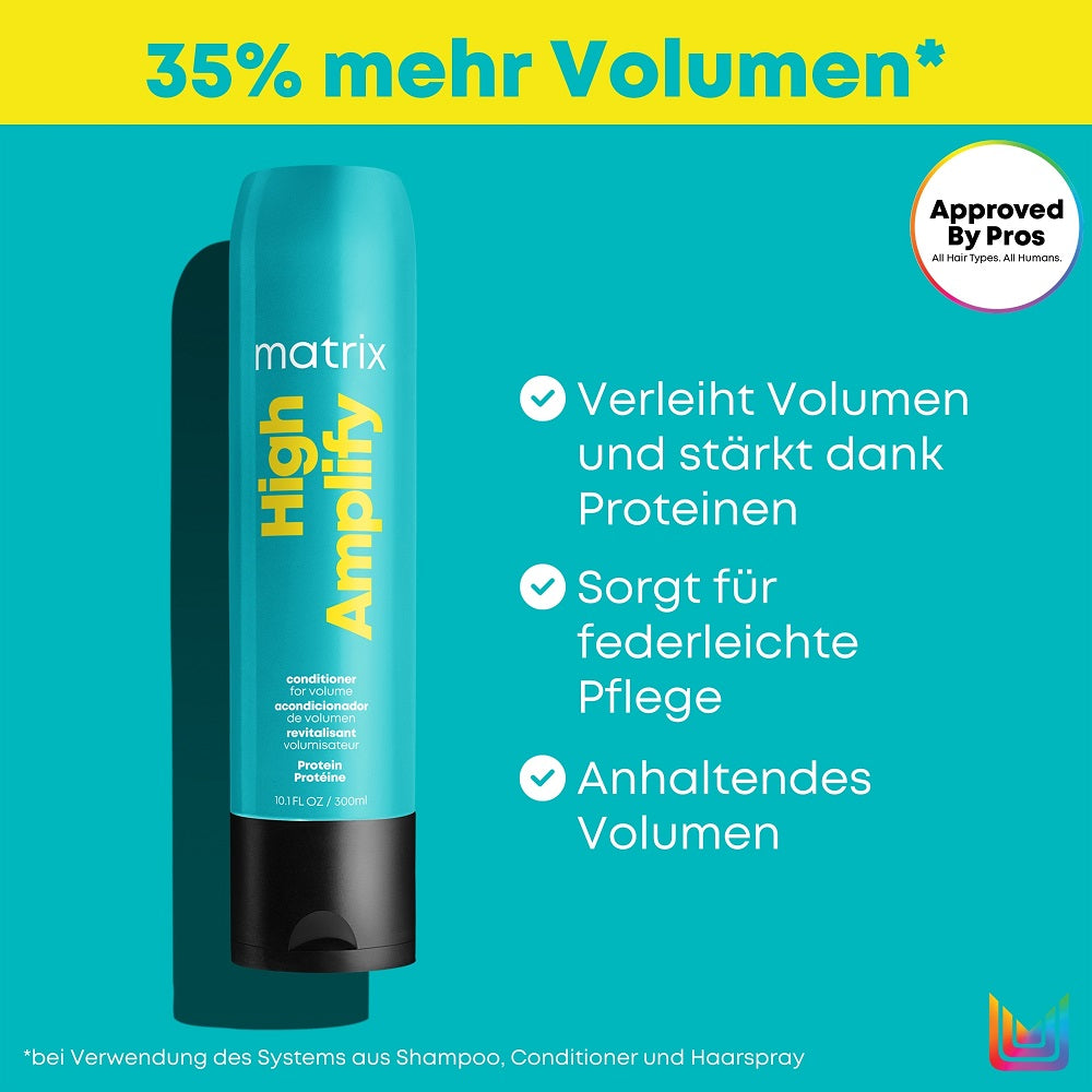 Matrix Total Results High Amplify Spring Coffret - Shampoing 300 ml + Après-shampooing 300 ml + Spray Miracle Creator 190 ml